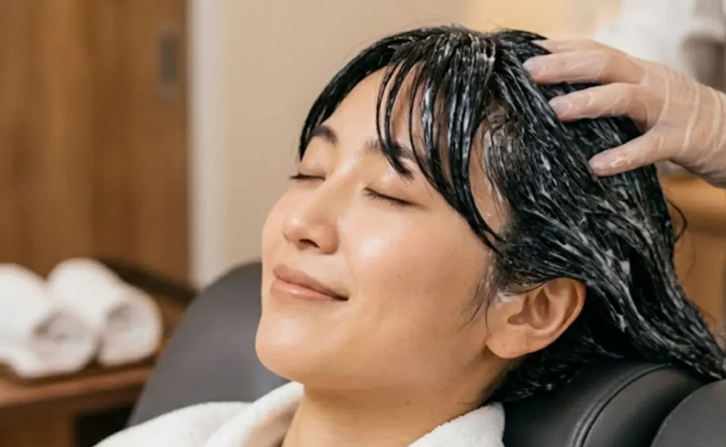 Creambath Rambut di Salon